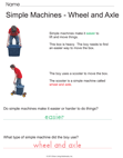 Simple Machines - Wheel and Axle