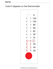 Color The Correct Temperature