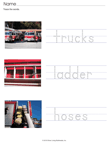 Firetruck Vocabulary