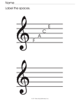 Find the Treble Clef Notes