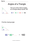 Sum of Angles of Triangles