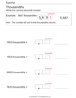 How Many Thousandths